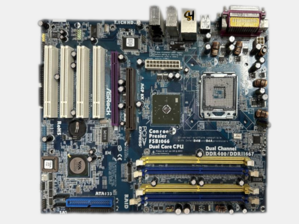 Placa Base ASRock 775Dual-VSTA (Socket LGA 775) - Híbrida DDR/DDR2 y AGP/PCIE