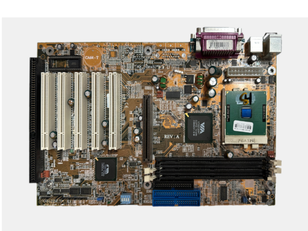 Placa Base DFI CA64-T (Socket 370) - Chipset VIA Apollo Pro133T - Retro Computing